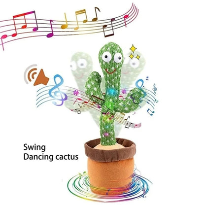 USB Electric Singing and Dancing Plush Cactus