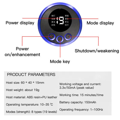 Electric Pulse Massager for Neck and Back