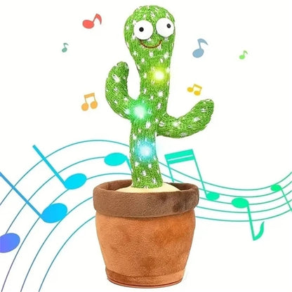 USB Electric Singing and Dancing Plush Cactus