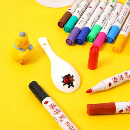 8/12-Color Floating Painting Markers for Kids