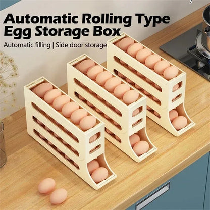 4-Layer Egg Organizer for Refrigerator