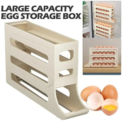 4-Layer Egg Organizer for Refrigerator