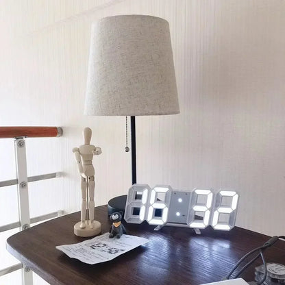 3D LED Digital Clock Adjustable