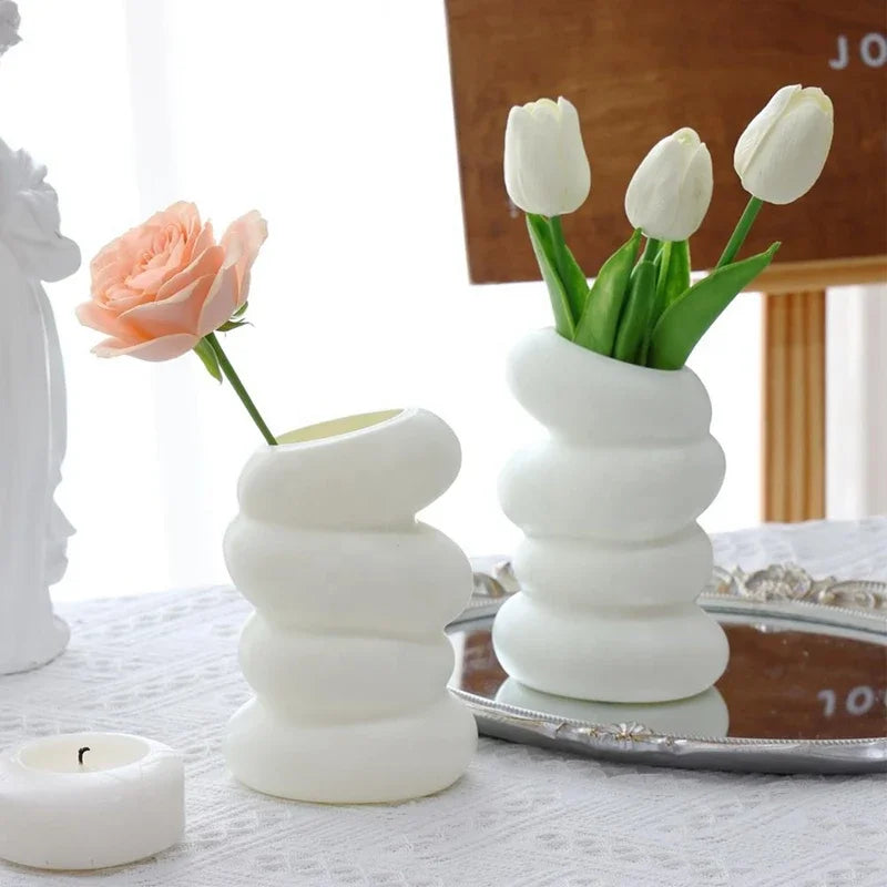 White Vase Nordic Creative