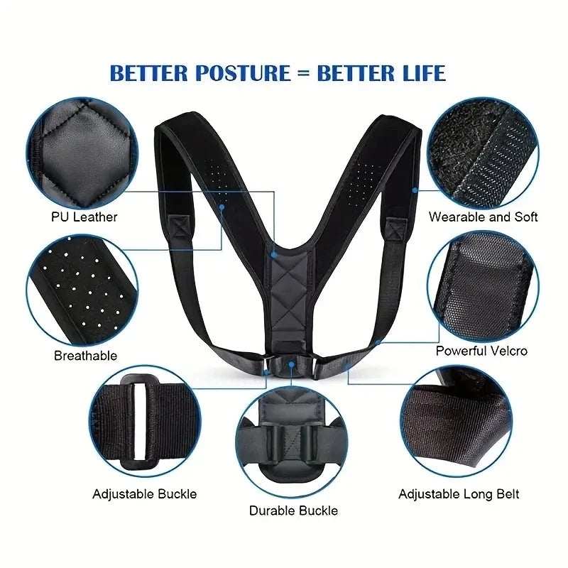 Unisex Adjustable Posture Corrector