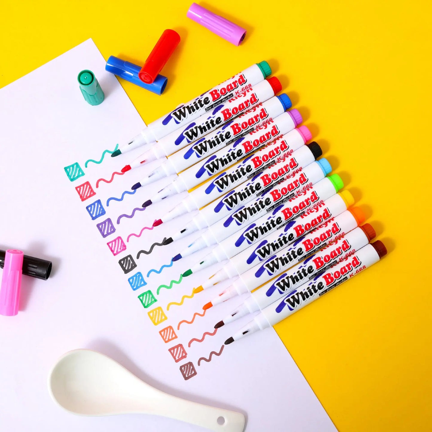 8/12-Color Floating Painting Markers for Kids