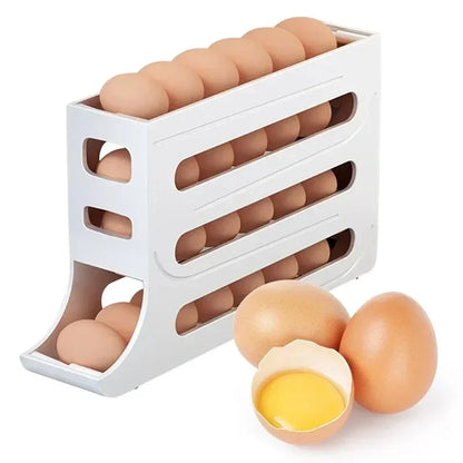 4-Layer Egg Organizer for Refrigerator