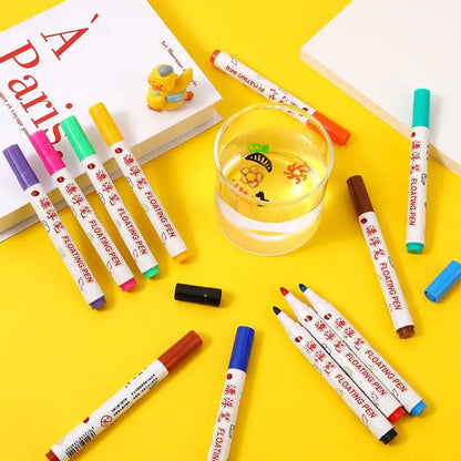 8/12-Color Floating Painting Markers for Kids