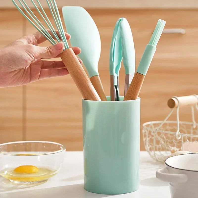 12-Piece Nonstick Silicone Kitchen Utensils