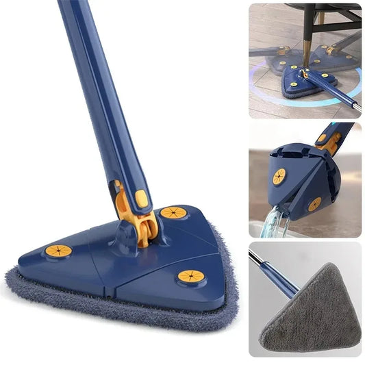 360° Adjustable Triangle Mop for Deep Cleaning